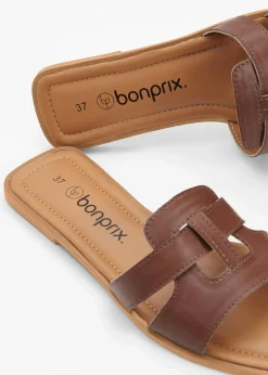 bonprix Sommerschuhe^Pantoletten braun