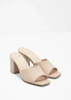 bonprix Sommerschuhe^Pantoletten latte macchiato