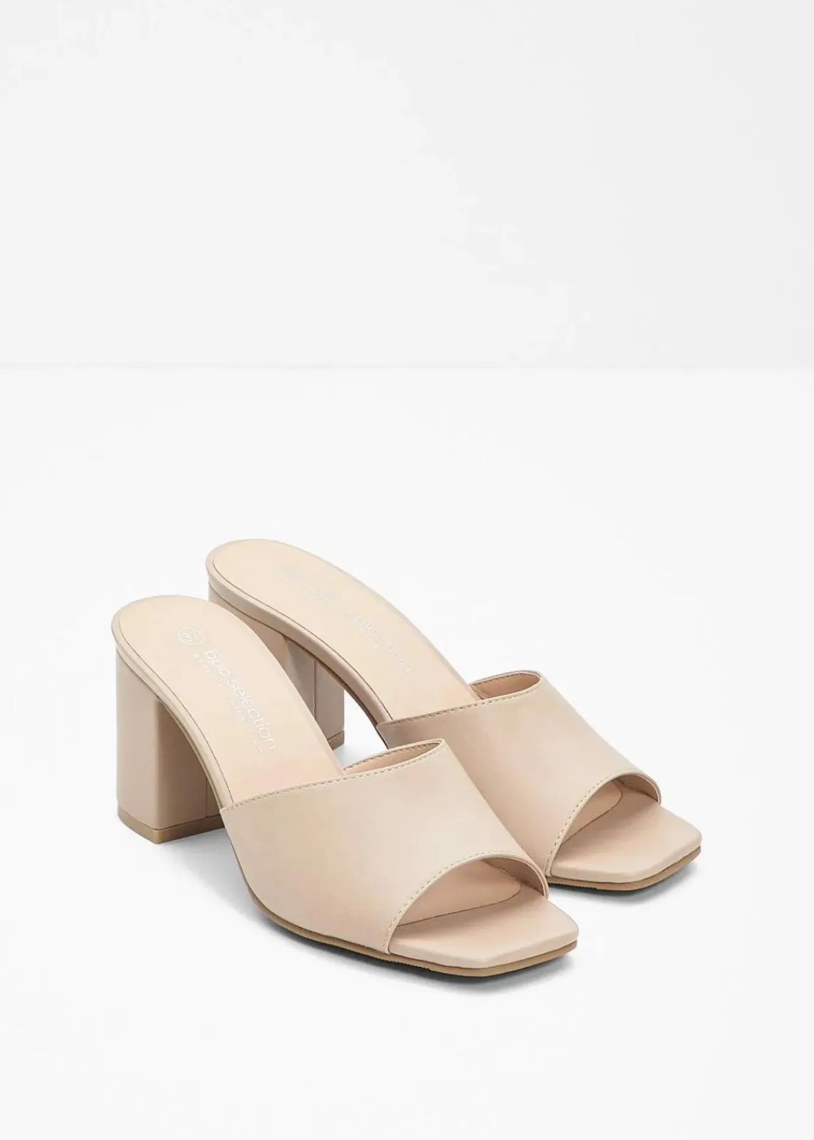 bonprix Sommerschuhe^Pantoletten latte macchiato