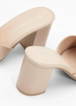 bonprix Sommerschuhe^Pantoletten latte macchiato