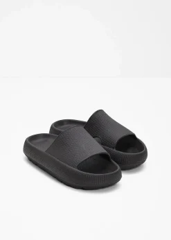 bonprix Sommerschuhe^Pantoletten schwarz