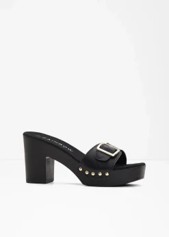 bonprix Sommerschuhe^Pantoletten schwarz