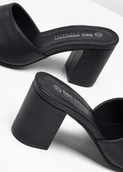 bonprix Sommerschuhe^Pantoletten schwarz