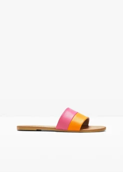 bonprix Sommerschuhe^Pantoletten orange/pink