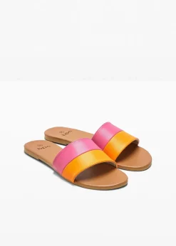 bonprix Sommerschuhe^Pantoletten orange/pink
