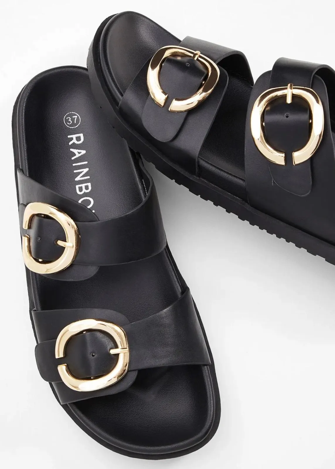 bonprix Sommerschuhe^Pantoletten schwarz