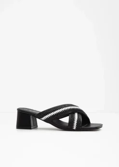 bonprix Sommerschuhe^Pantoletten schwarz