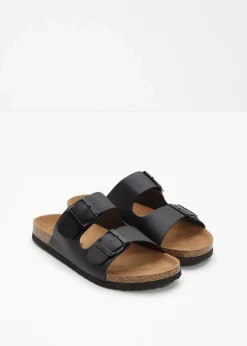 bonprix Sommerschuhe^Pantoletten schwarz