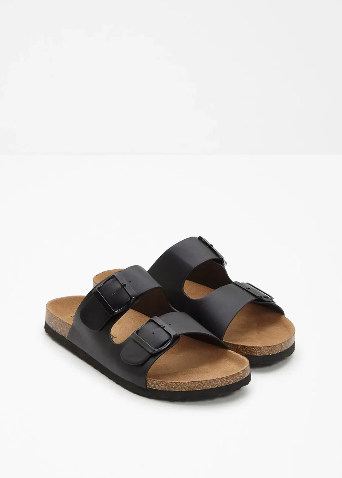 bonprix Sommerschuhe^Pantoletten schwarz