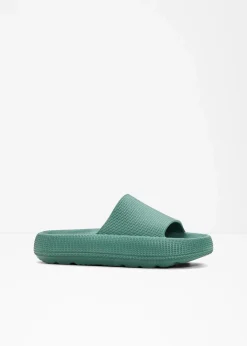 bonprix Sommerschuhe^Pantoletten dunkelgrün