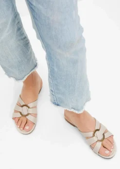 bonprix Sommerschuhe^Pantoletten natur