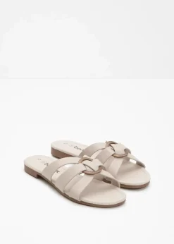 bonprix Sommerschuhe^Pantoletten natur