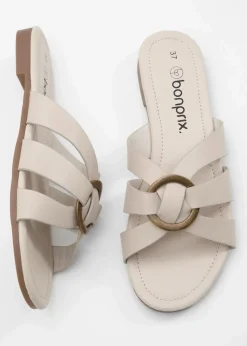 bonprix Sommerschuhe^Pantoletten natur