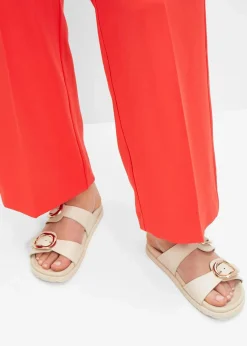 bonprix Sommerschuhe^Pantoletten beige