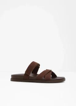 bonprix Strandmode|Sommerschuhe^Pantoletten mit verstellbarem Riemen terrabraun