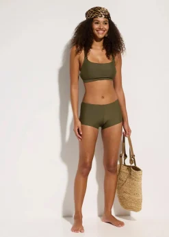 bonprix Nachhaltigere Materialien|Mix & Match^Panty Bikinihose dunkeloliv