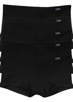 bonprix Wäsche·Basics|Wäsche·Baumwollunterwäsche^Panty (5er Pack) schwarz
