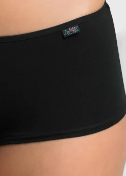 bonprix Wäsche·Basics|Wäsche·Baumwollunterwäsche^Panty (5er Pack) schwarz
