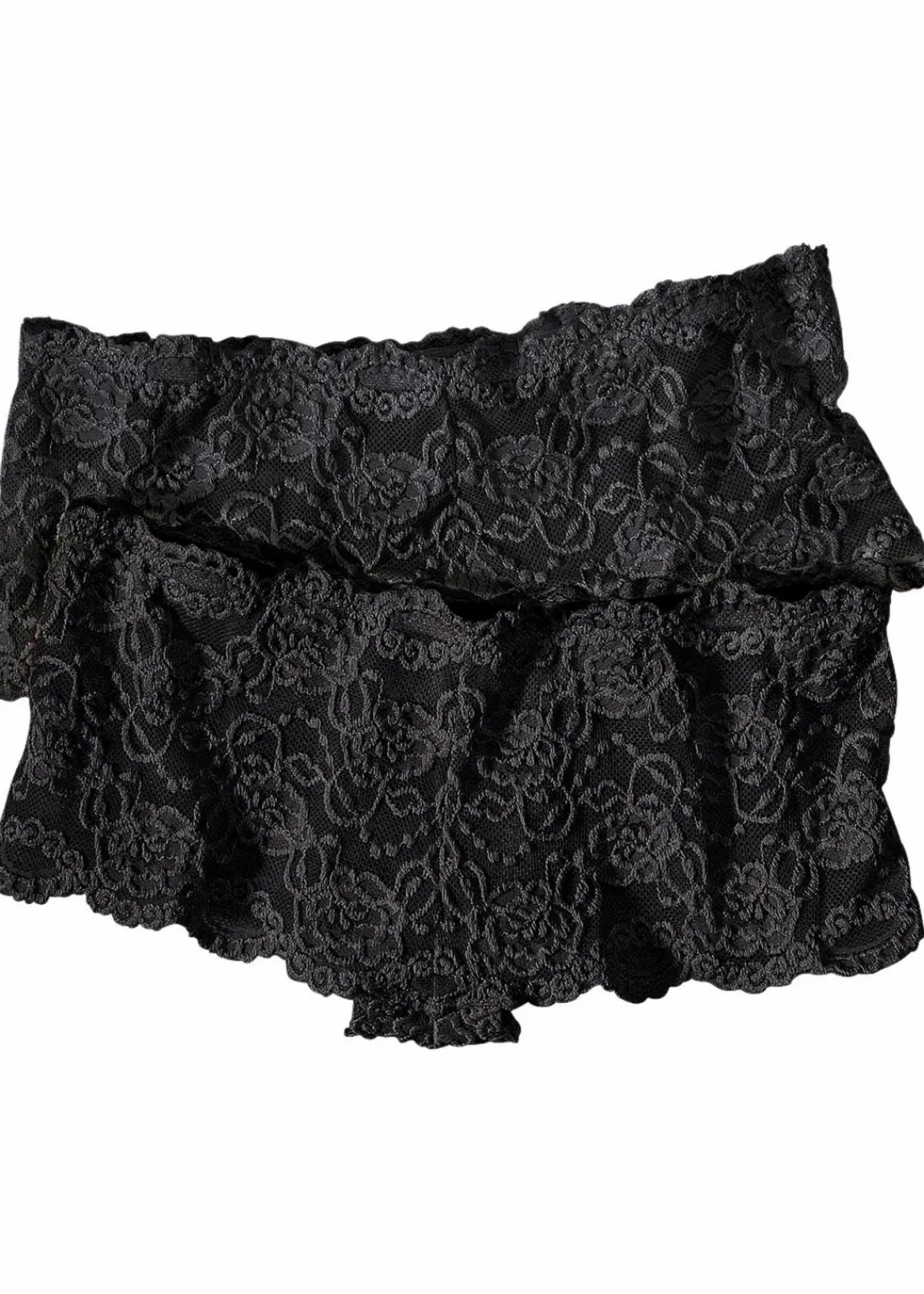 bonprix Wäsche·Höschen|Höschen^Panty mit Spitze (2er Pack) schwarz