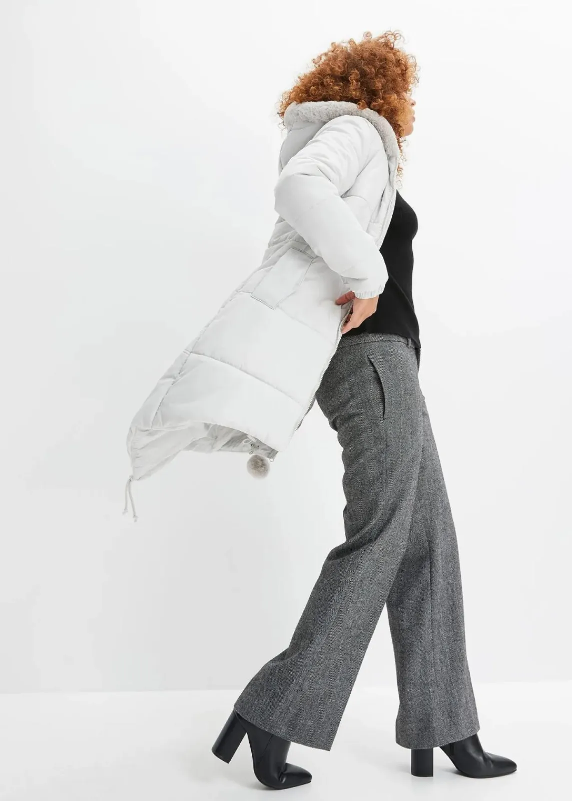 bonprix Nachhaltigere Materialien|Jacken & Mäntel^Parka mattsilber