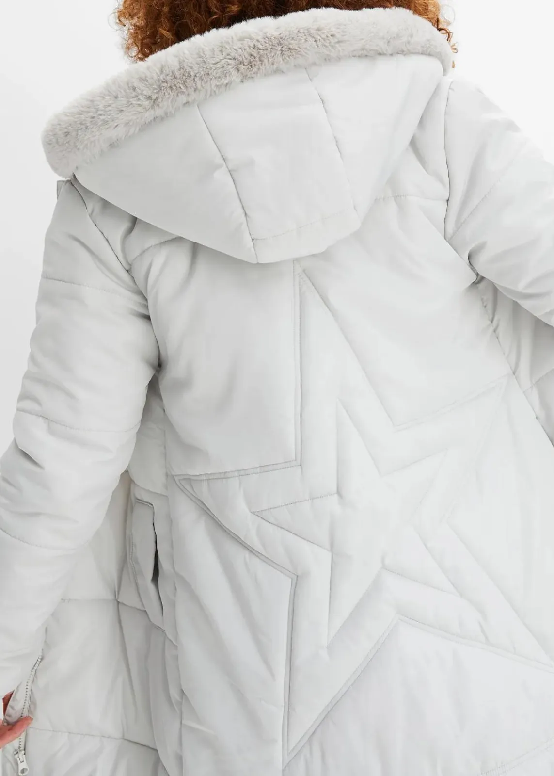 bonprix Nachhaltigere Materialien|Jacken & Mäntel^Parka mattsilber