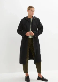 bonprix Bekleidung·Hosen|Jacken & Mäntel^Parka schwarz/schiefergrau