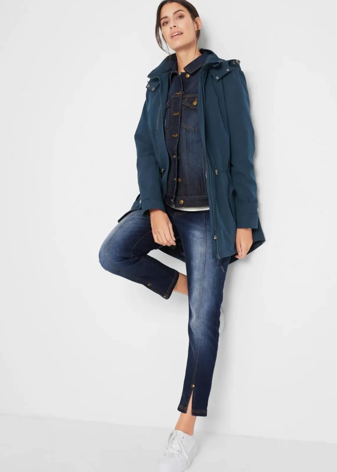 bonprix Jacken & Mäntel^Parka dunkelblau