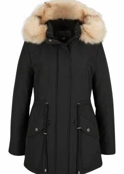 bonprix Kurzgrößen|Bekleidung·Hosen^Parka schwarz