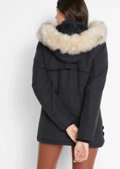bonprix Kurzgrößen|Bekleidung·Hosen^Parka schwarz