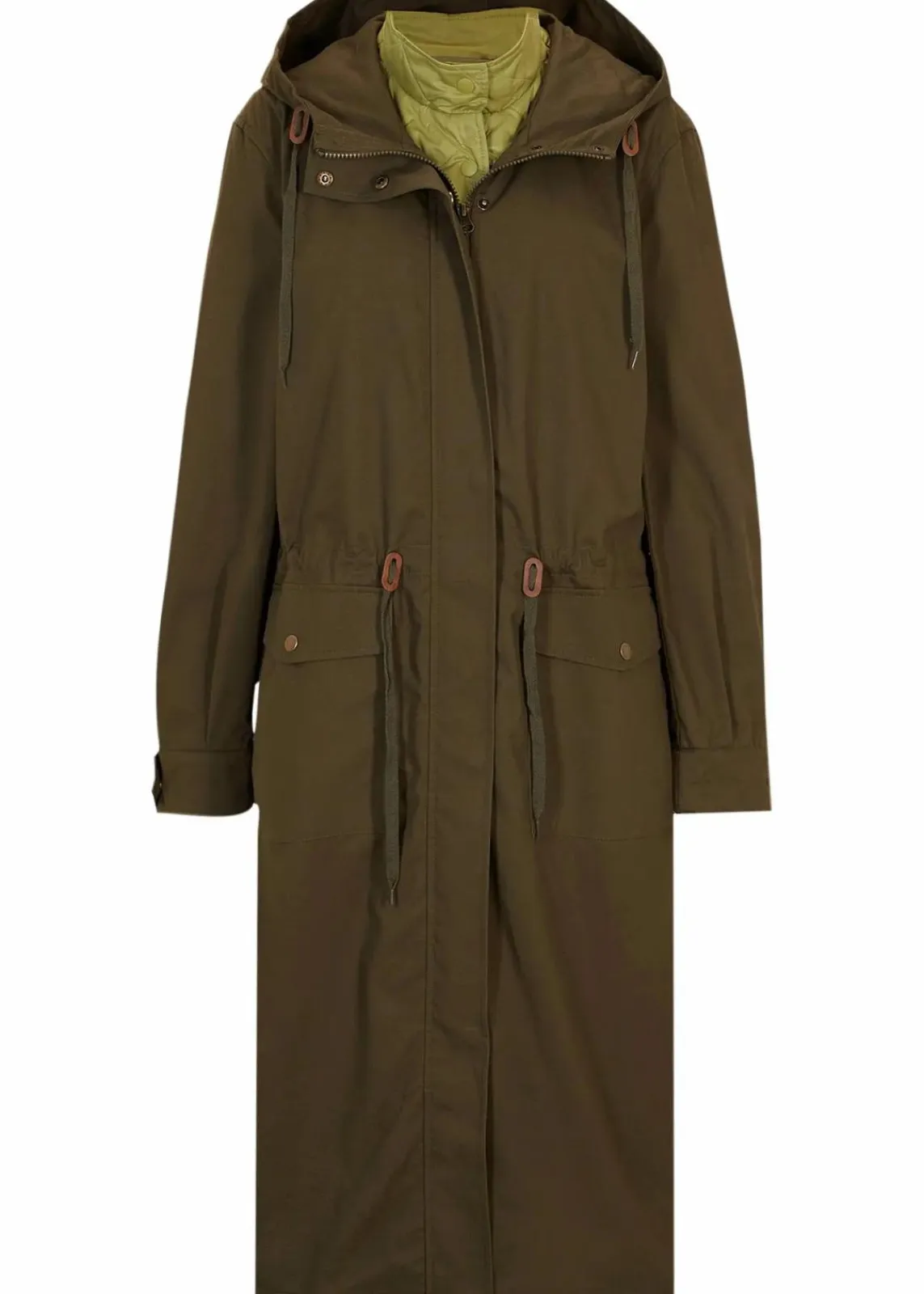 bonprix Jacken & Mäntel|Bekleidung·Hosen^Parka dunkeloliv/goldoliv