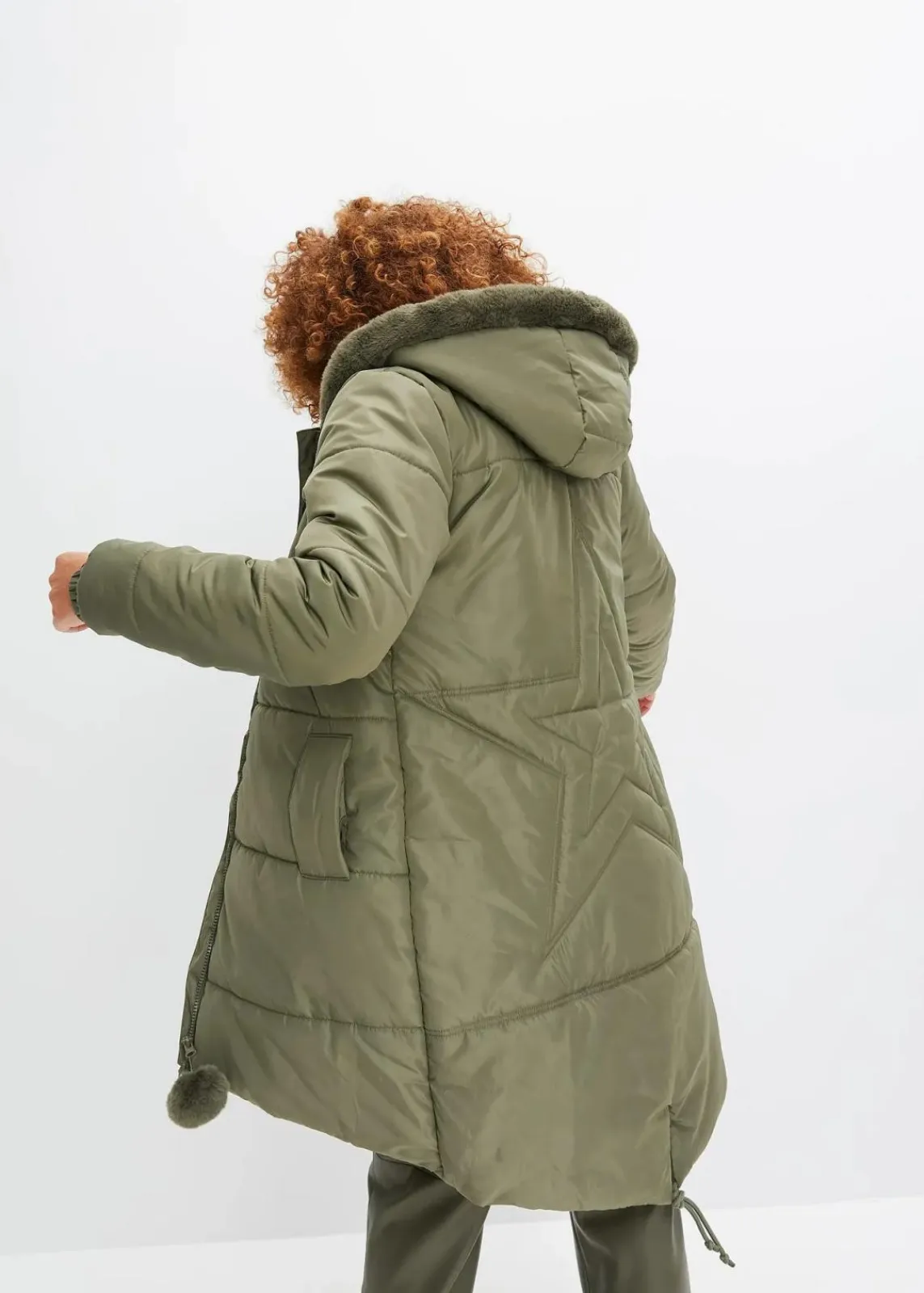 bonprix Bekleidung·Hosen|Jacken & Mäntel^Parka schlammgrün