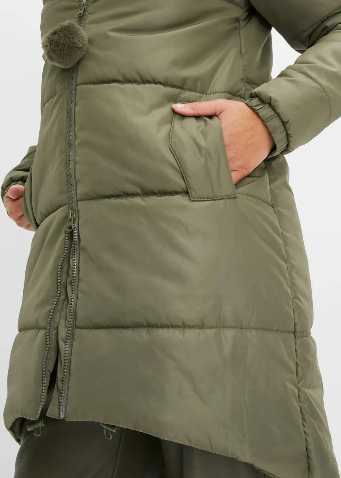 bonprix Bekleidung·Hosen|Jacken & Mäntel^Parka schlammgrün