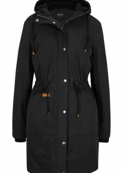 bonprix Bekleidung·Hosen|Jacken & Mäntel^Parka, gefüttert schwarz