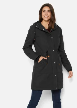 bonprix Bekleidung·Hosen|Jacken & Mäntel^Parka, gefüttert schwarz