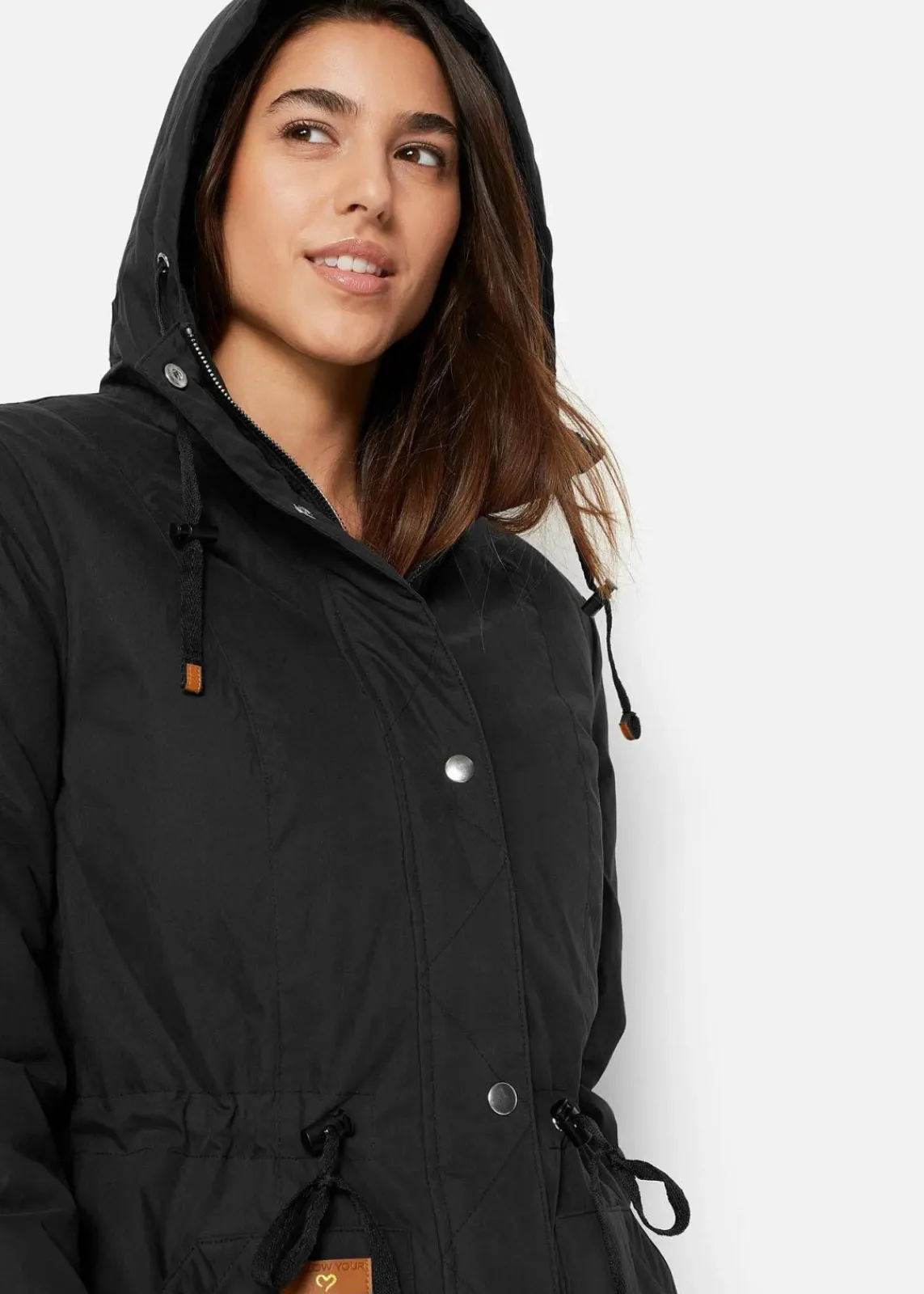 bonprix Bekleidung·Hosen|Jacken & Mäntel^Parka, gefüttert schwarz