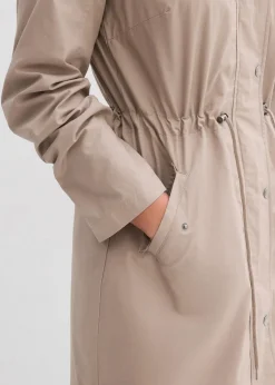 bonprix Jacken & Mäntel^Parka mit Kapuze taupe