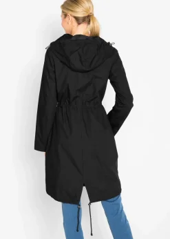 bonprix Jacken & Mäntel^Parka mit Kapuze schwarz