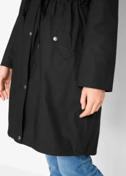 bonprix Jacken & Mäntel^Parka mit Kapuze schwarz