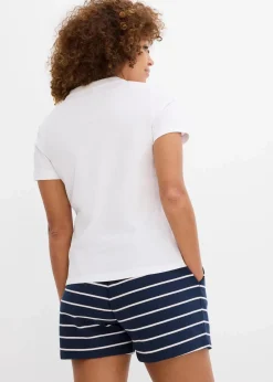 bonprix Nachhaltigere Materialien|Shirts & Tops^Piqué-Poloshirt aus reiner Bio-Baumwolle weiß