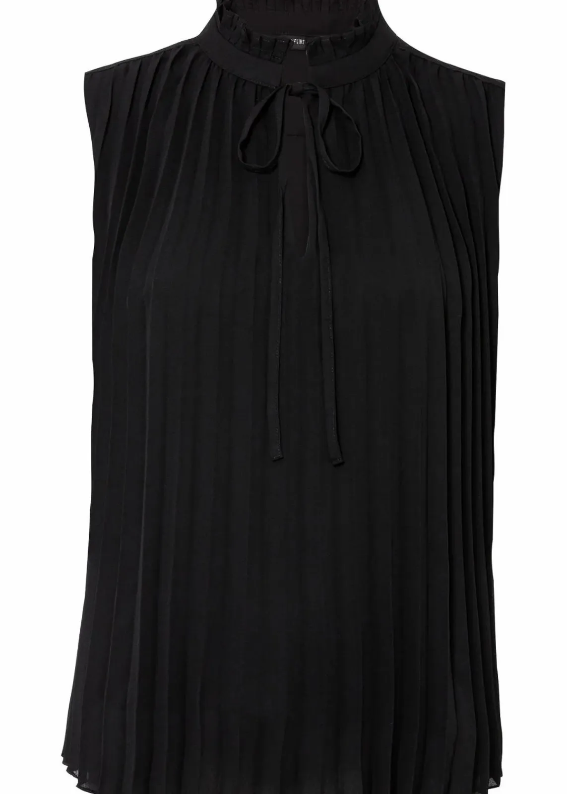 bonprix Nachhaltigere Materialien|Shirts & Tops^Plissee-Blusentop schwarz