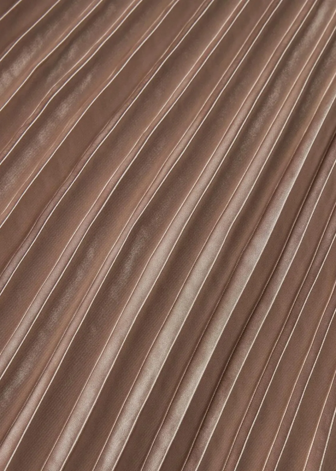 bonprix Bekleidung·Sportbekleidung|Nachhaltigere Materialien^Plissée-Rock aus feinem Satin naturstein