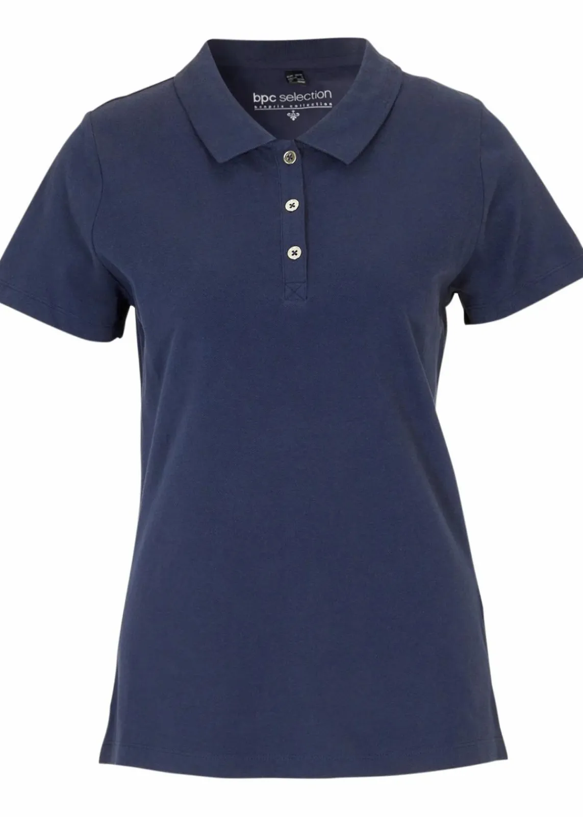 bonprix Shirts & Tops|Nachhaltigere Materialien^Poloshirt dunkelblau