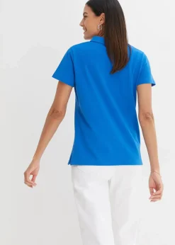 bonprix Nachhaltigere Materialien|Shirts & Tops^Poloshirt azurblau