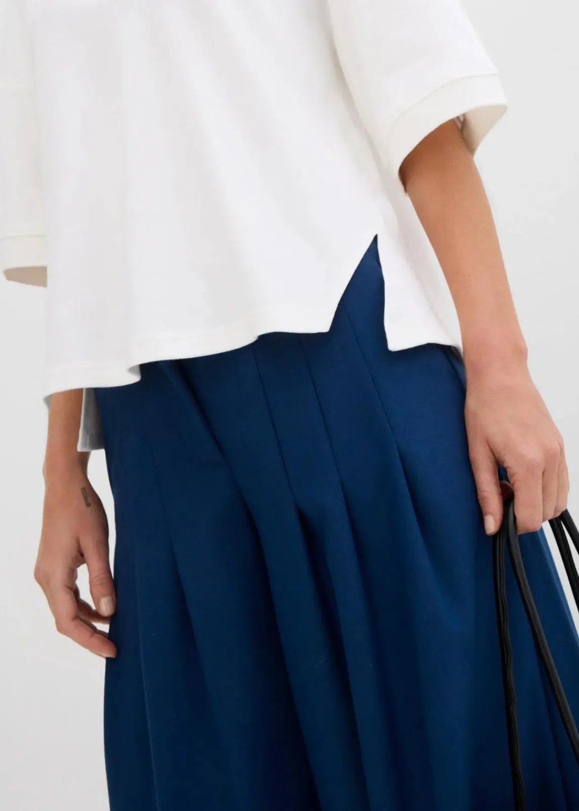 bonprix Shirts & Tops|Nachhaltigere Materialien^Poloshirt aus reiner Bio-Baumwolle wollweiß