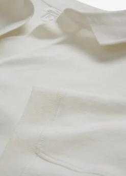 bonprix Shirts & Tops|Nachhaltigere Materialien^Poloshirt aus reiner Bio-Baumwolle wollweiß