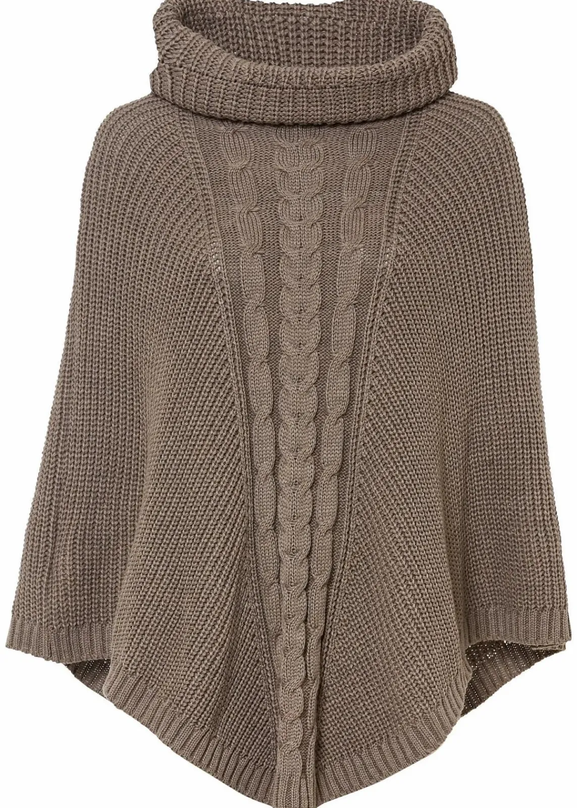 bonprix Ponchos|Schuhe & Accessoires In Spezialgrößen·Tücher & Ponchos^Poncho taupe