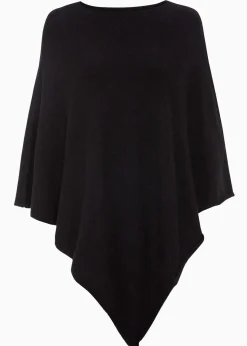 bonprix Ponchos|Schuhe & Accessoires In Spezialgrößen·Tücher & Ponchos^Poncho schwarz