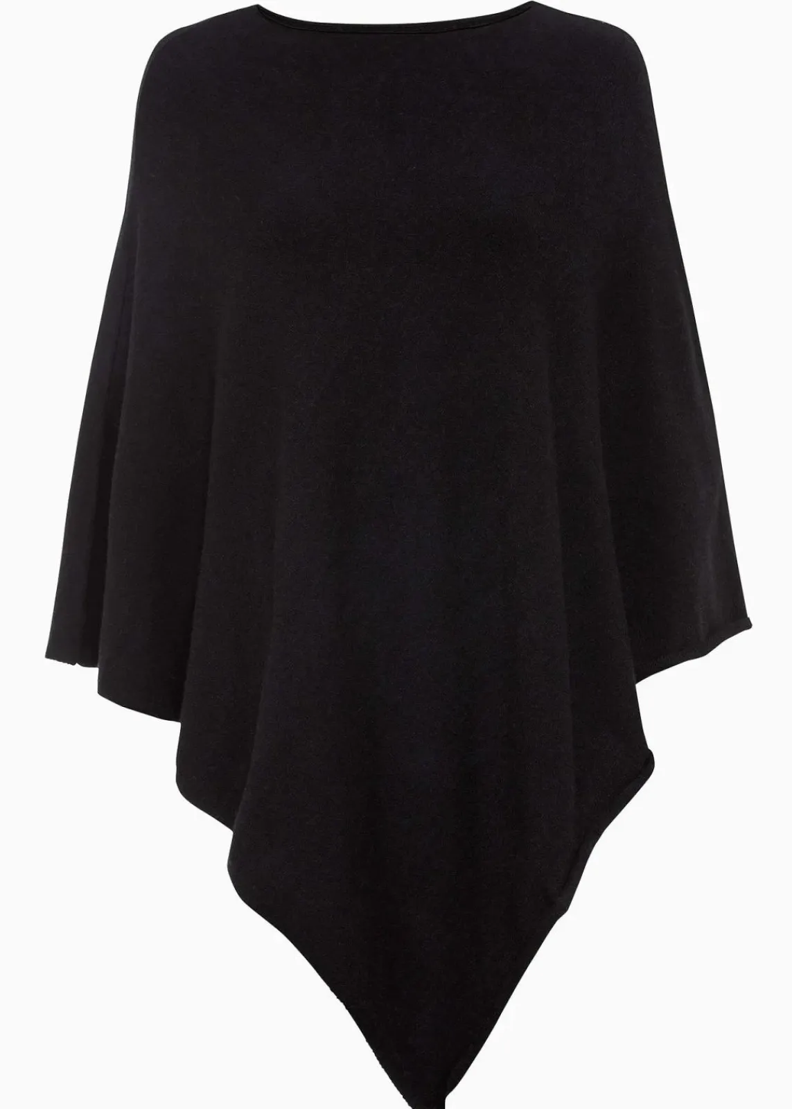 bonprix Ponchos|Schuhe & Accessoires In Spezialgrößen·Tücher & Ponchos^Poncho schwarz