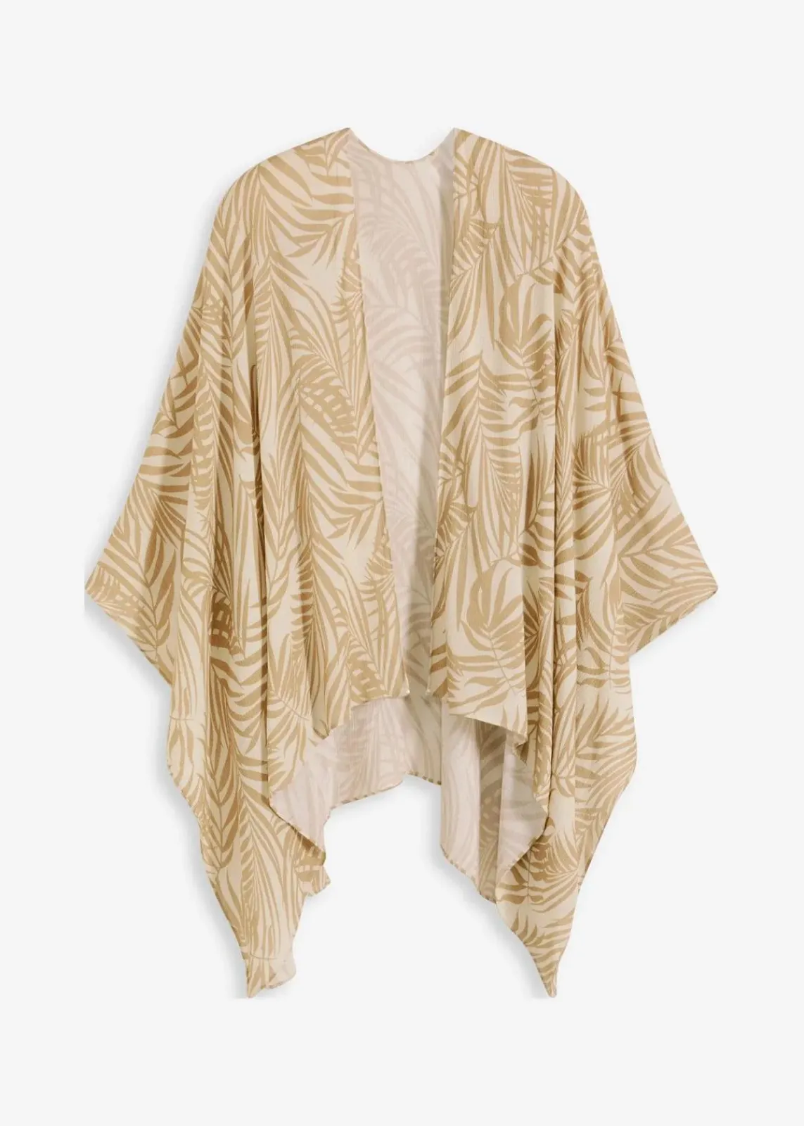 bonprix Ponchos|Schuhe & Accessoires In Spezialgrößen·Tücher & Ponchos^Poncho natur/new beige bedruckt