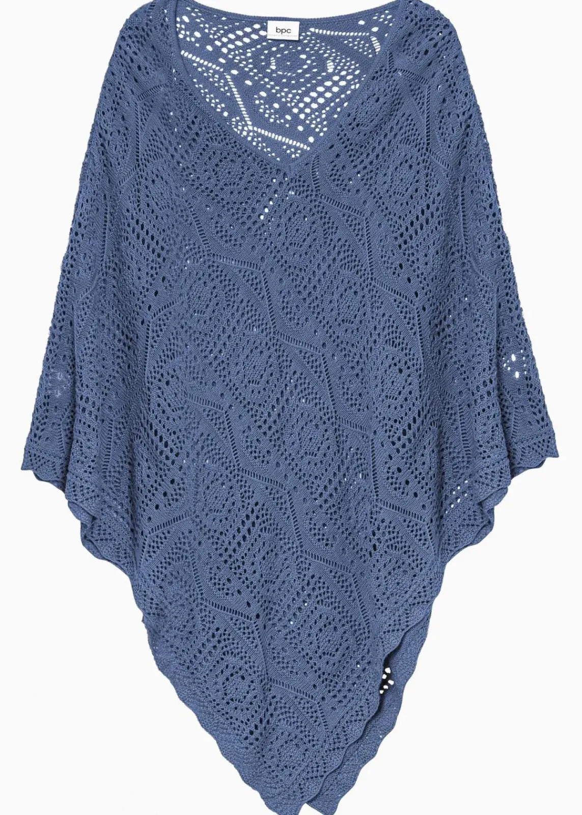 bonprix Ponchos|Schuhe & Accessoires In Spezialgrößen·Tücher & Ponchos^Poncho jeansblau
